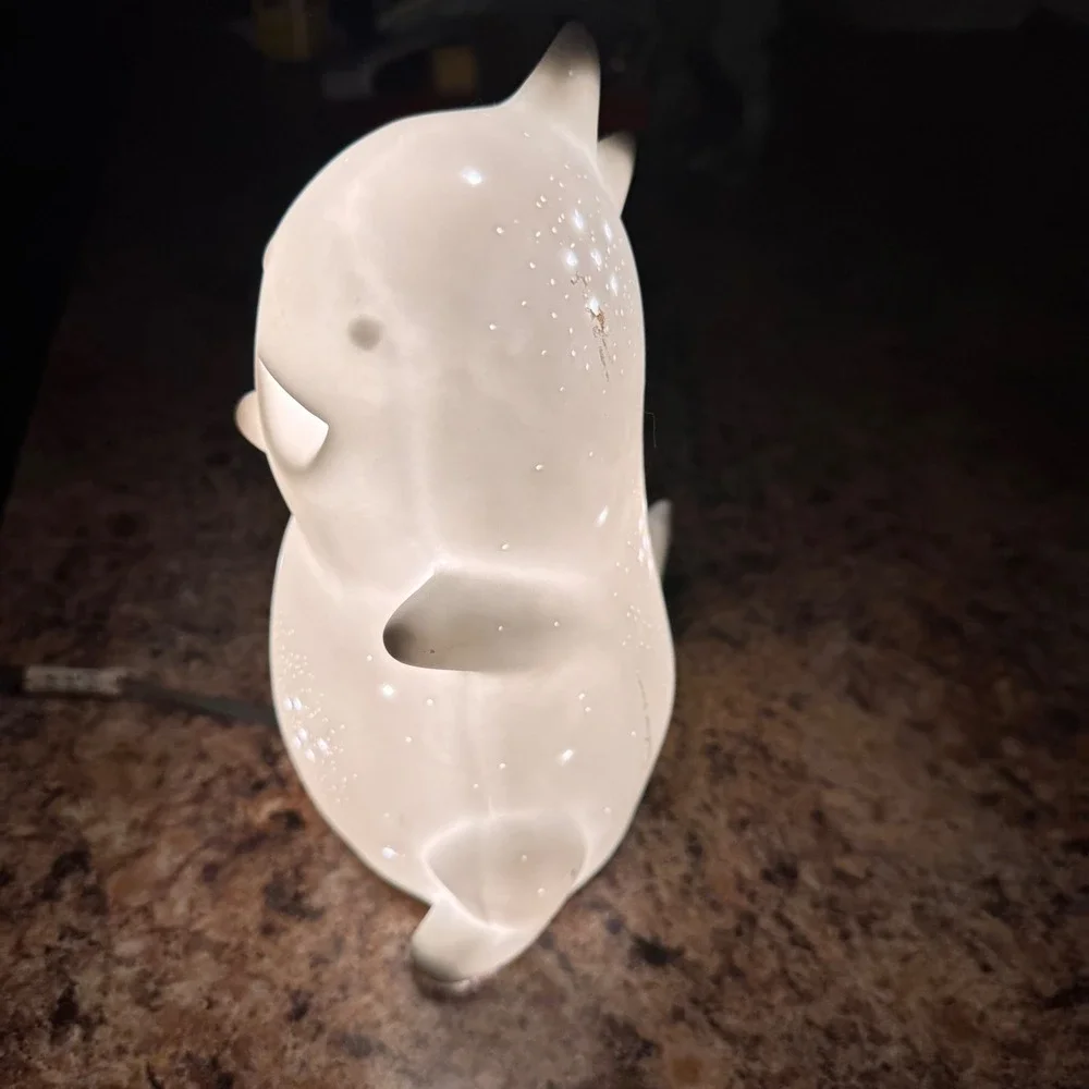 Kids Dinosaur Night‎ Light Lamp Sft White Glow Bedroom Nursery Decor Accent LED